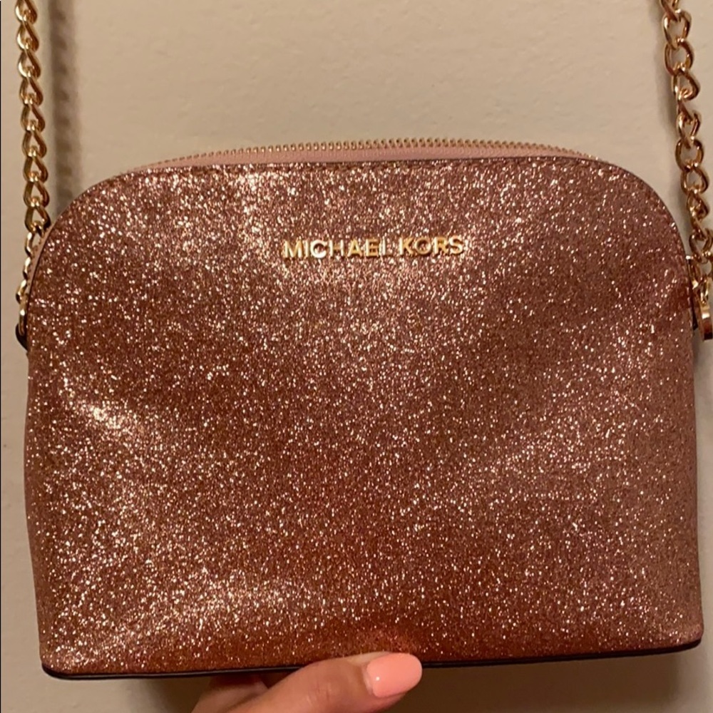 Michael Kors Crossbody In Rose Gold